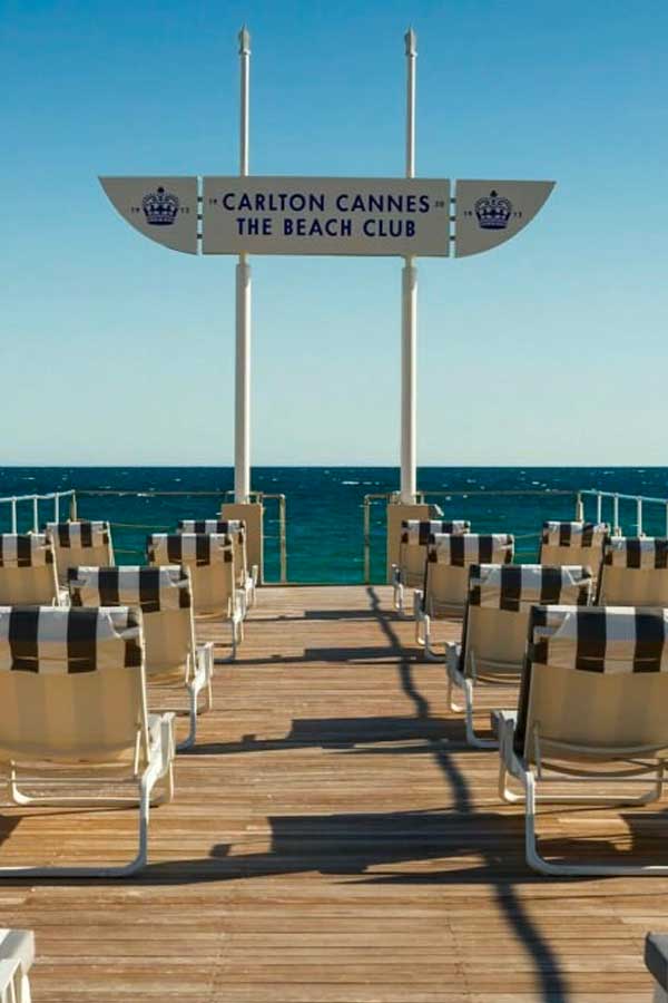 Private Beach Carlton Cannes